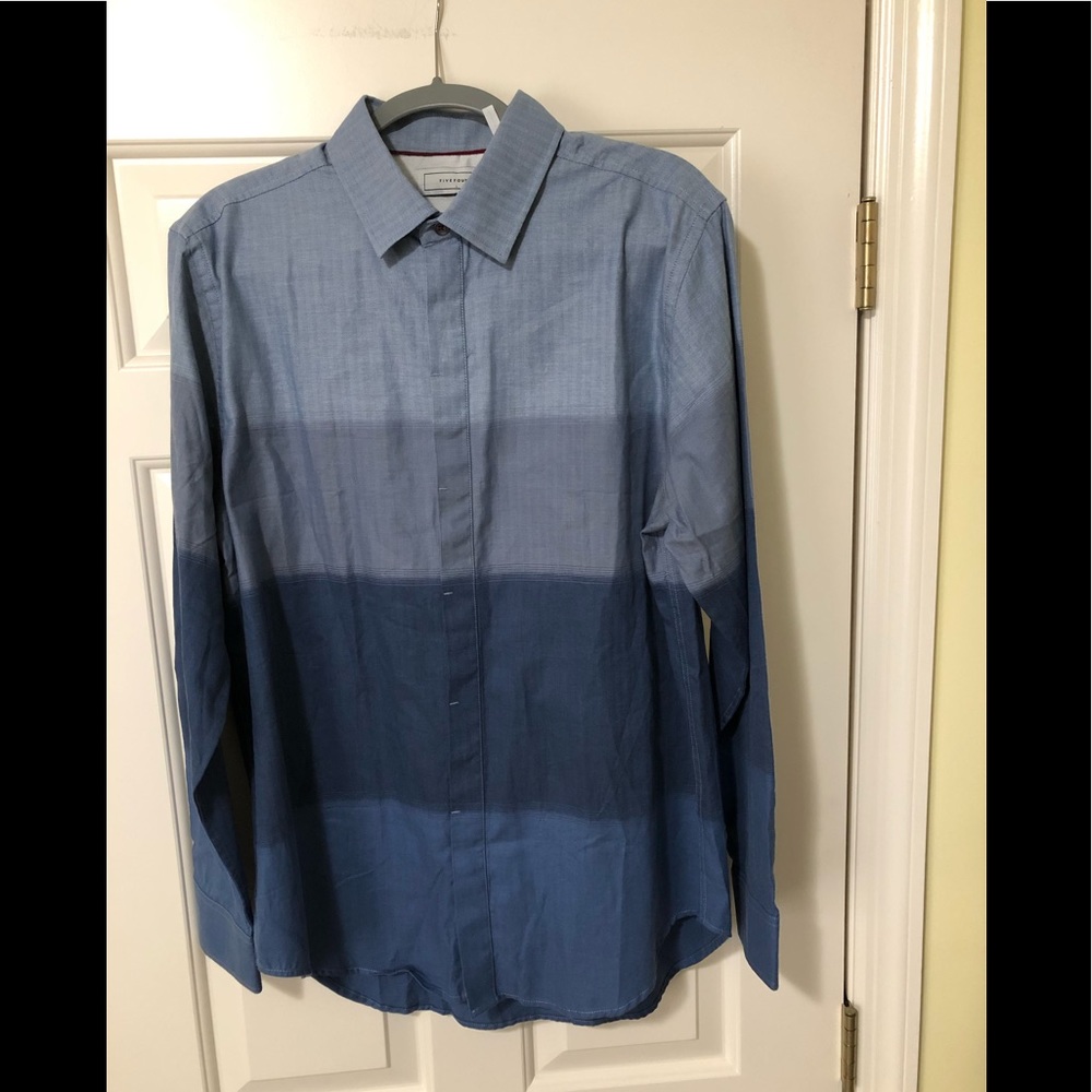 Five four Designer shades blue designer shirt L